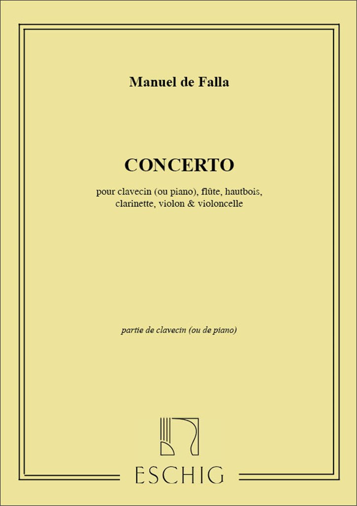 Concerto Partie De Piano Ou Clavecin